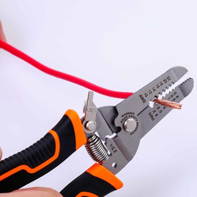 175mm HRC52 Industrial Wire Strippers - Compact Multi-Tool