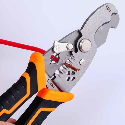 185mm 7-in-1 Wire Stripper Pliers for 10-22 AWG Cables