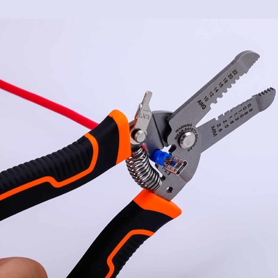 175mm HRC52 Industrial Wire Strippers - Compact Multi-Tool