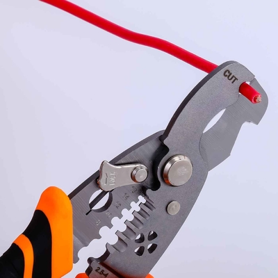 185mm 7-in-1 Wire Stripper Pliers for 10-22 AWG Cables