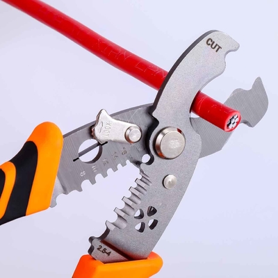 185mm 7-in-1 Wire Stripper Pliers for 10-22 AWG Cables