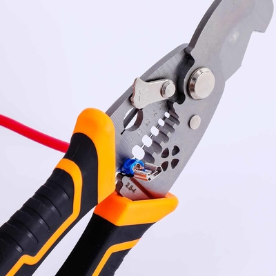 185mm 7-in-1 Wire Stripper Pliers for 10-22 AWG Cables